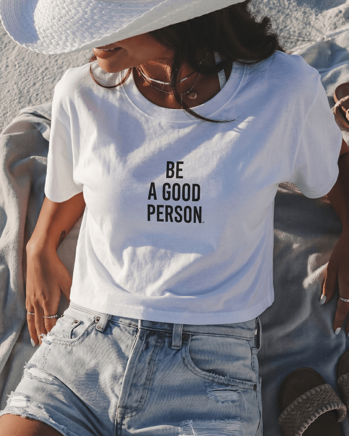 Signature Crop Top - White