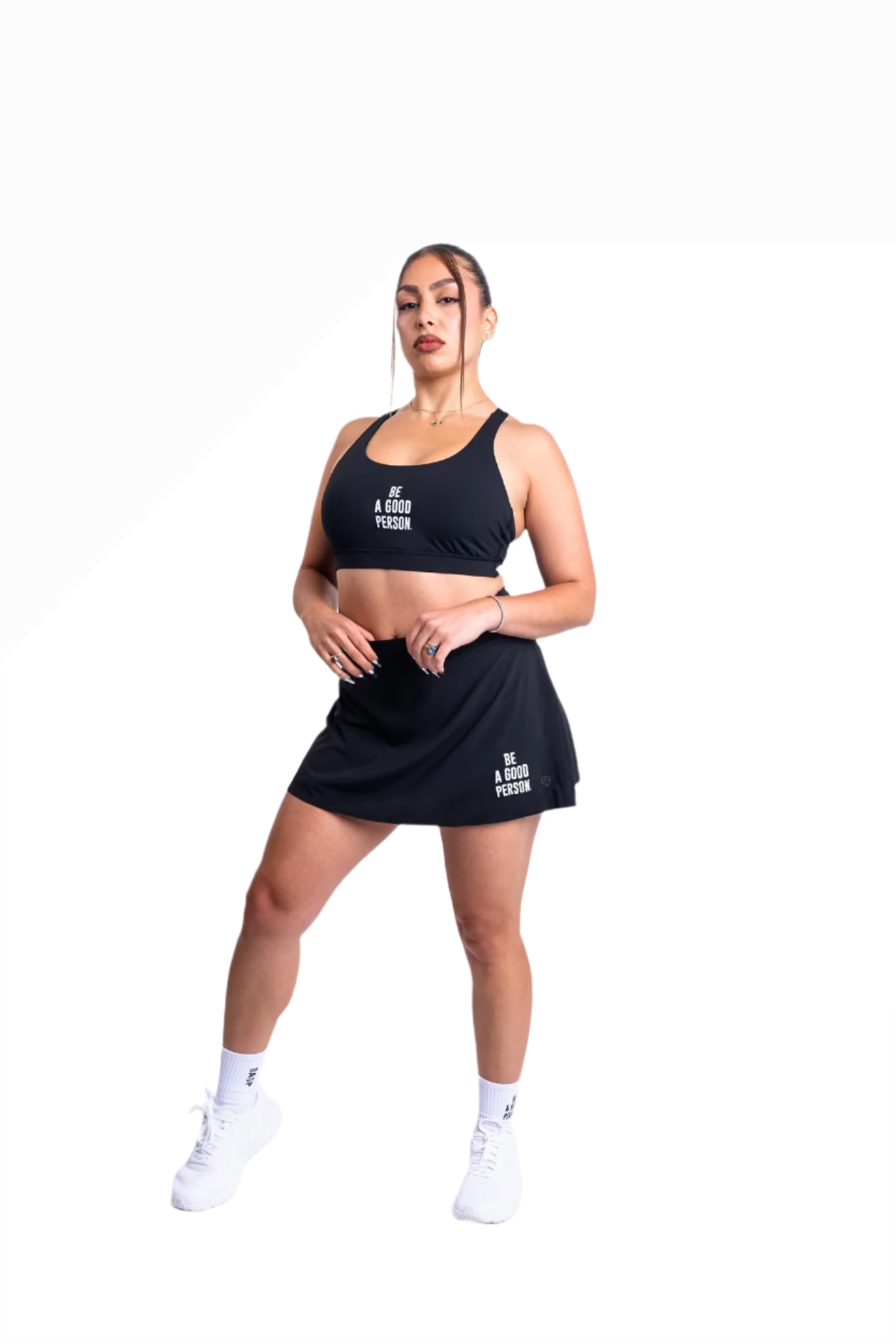 Lightweight High-Rise Tennis Skirt: lululemon & Be A Good Person - Black