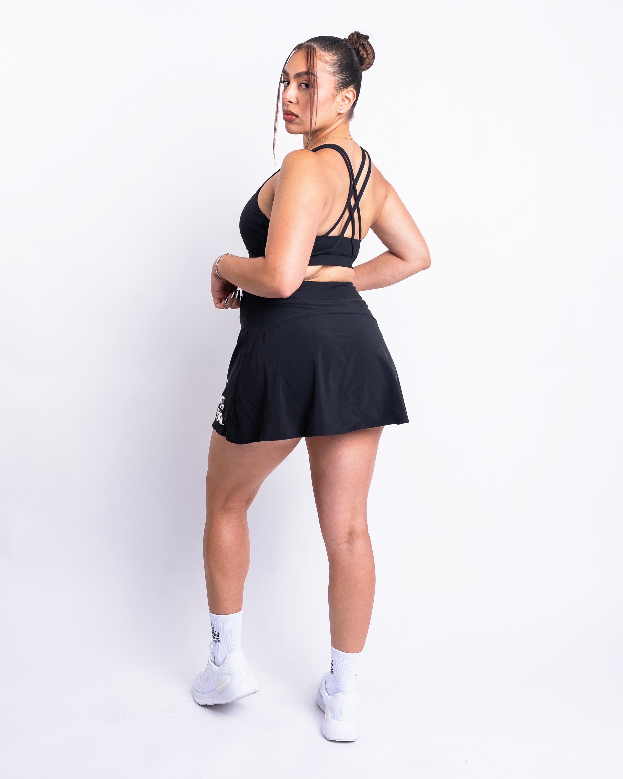 Lightweight High-Rise Tennis Skirt: lululemon & Be A Good Person - Black