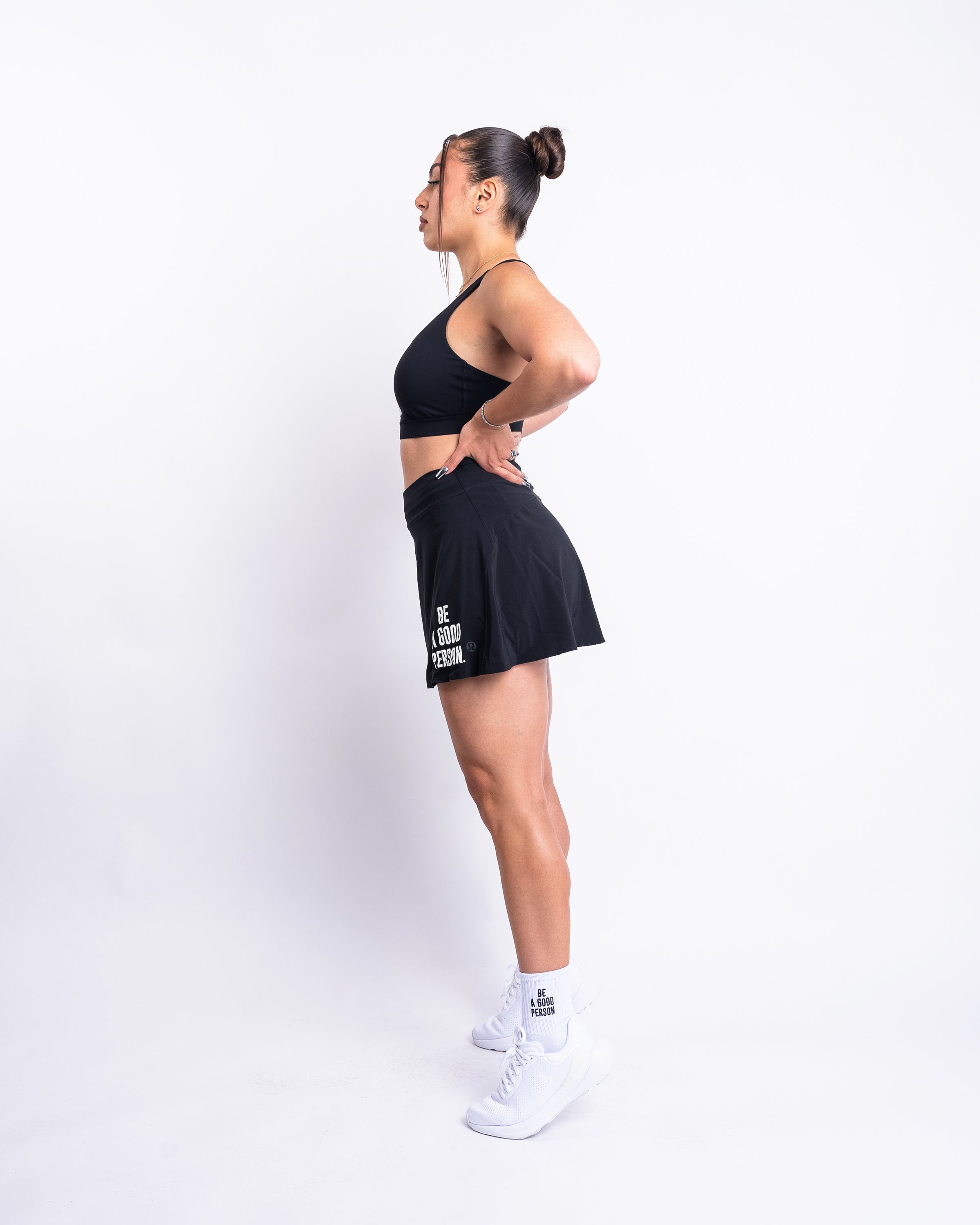 Lightweight High-Rise Tennis Skirt: lululemon & Be A Good Person - Black